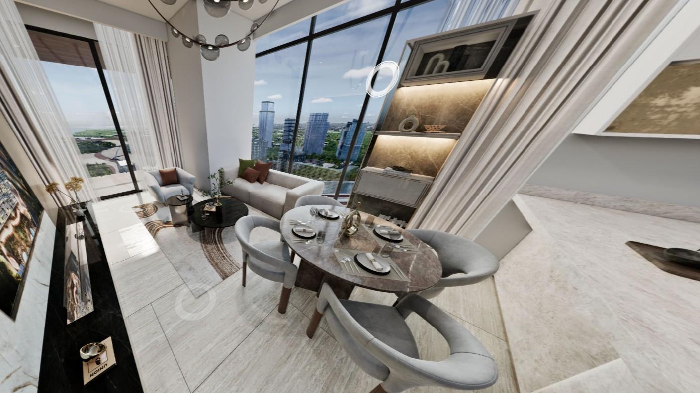 1 Bedroom Garden / Canal View Apartment at Safa Gate by Damac | 723.87  sq. ft. | Safa Park