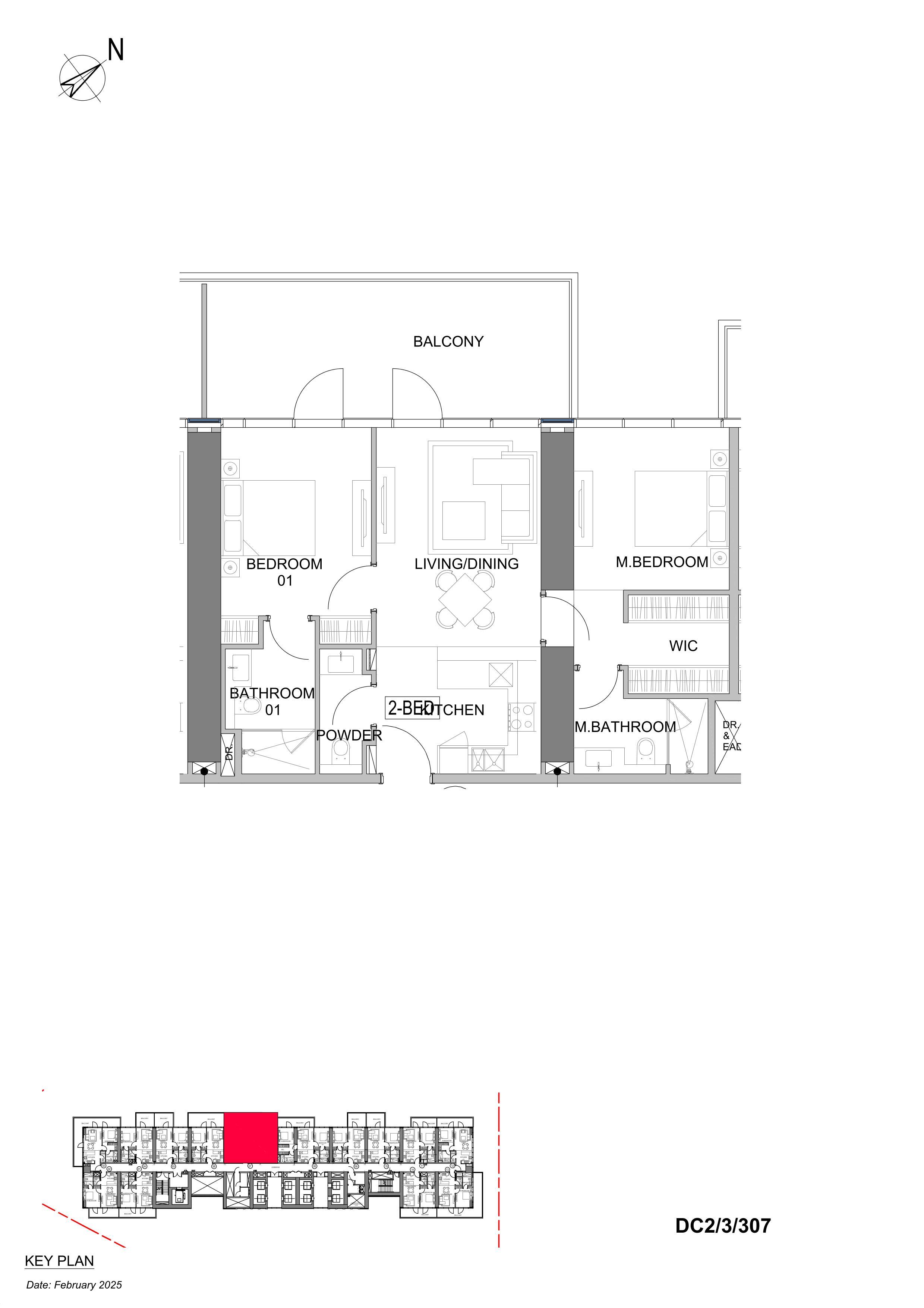 2 Bedroom Apartment | 2,050 sq. ft. | Safa Gate by Damac