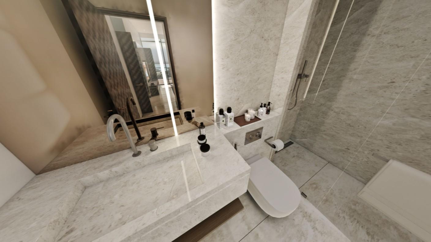 2 Bedroom Garden / Canal View Apartment at Safa Gate by Damac | 1,069.29  sq. ft. | Safa Park Sheikh Zayed Road
