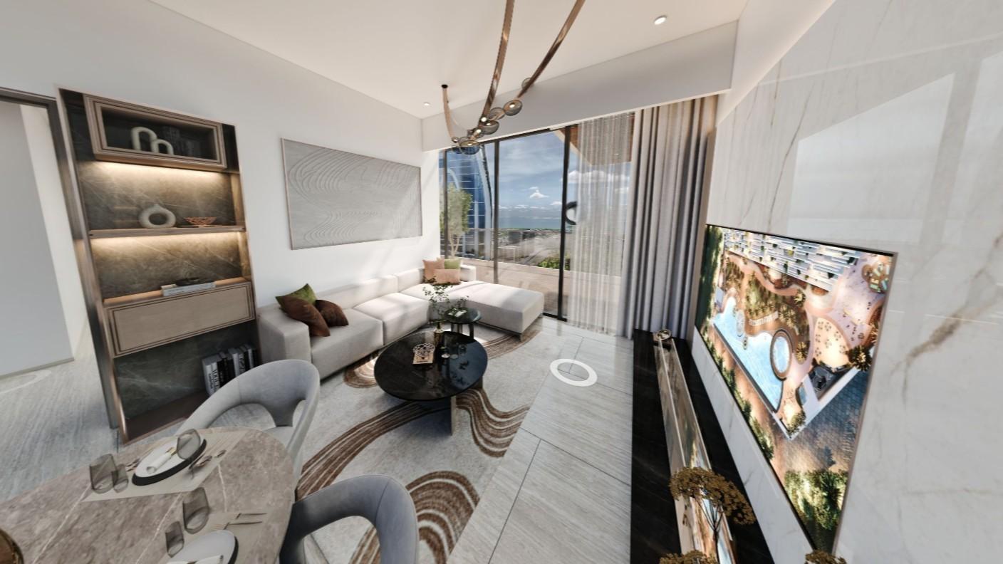 2 Bedroom Garden / Canal View Apartment at Safa Gate by Damac | 1,069.29  sq. ft. | Safa Park Sheikh Zayed Road