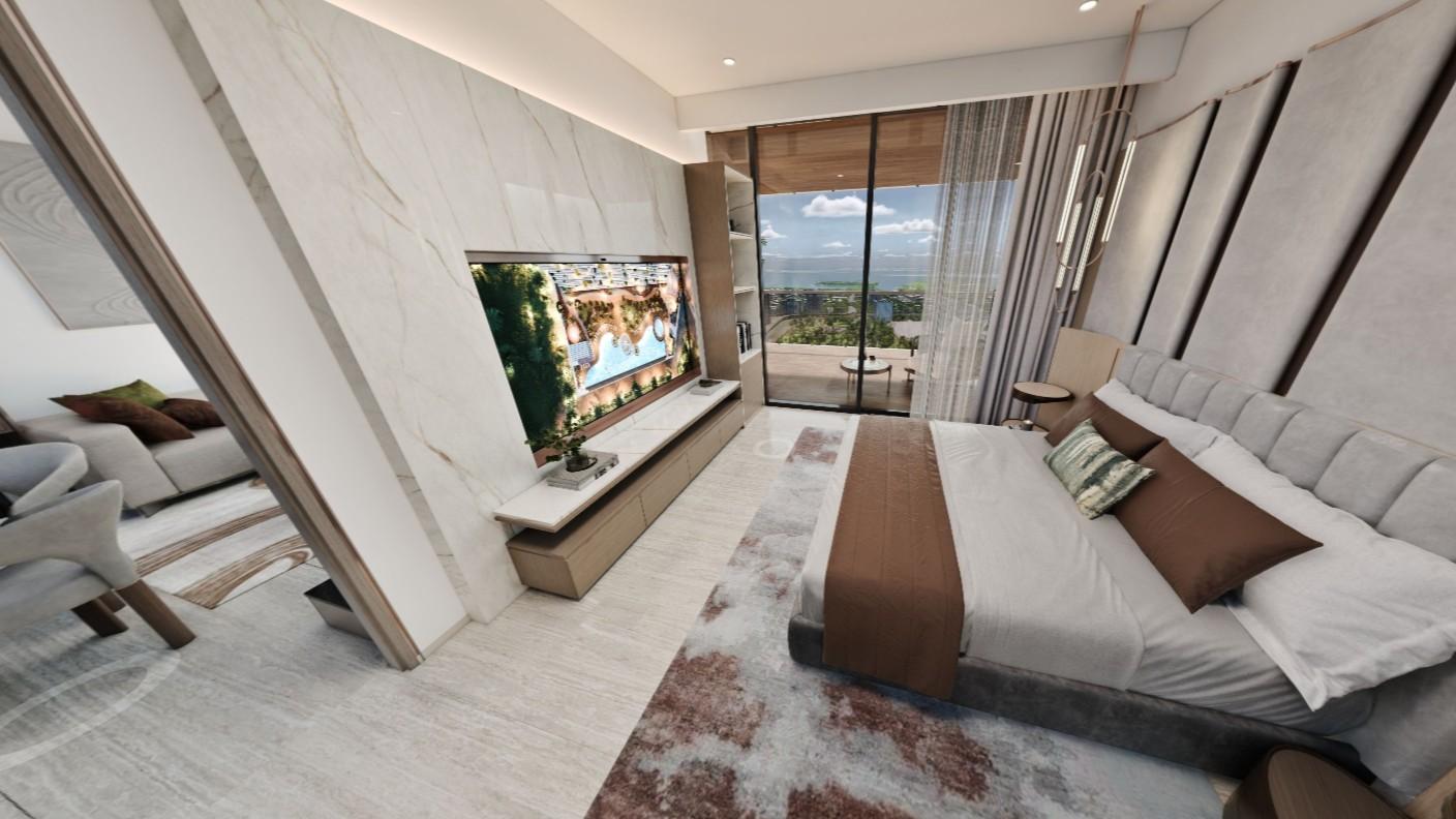 2 Bedroom Garden / Canal View Apartment at Safa Gate by Damac | 1,069.29  sq. ft. | Safa Park Sheikh Zayed Road