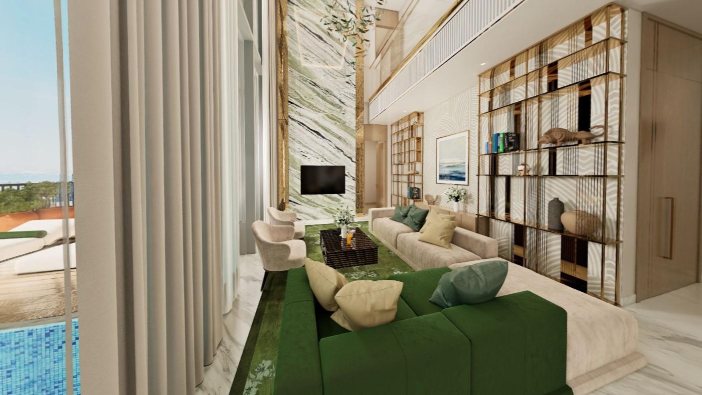 3 Bedroom Garden / Canal View Apartment at Safa One by Damac | 4,180.81 sq. ft. | Luxury Lifestyle | Safa Park Sheikh Zayed Road