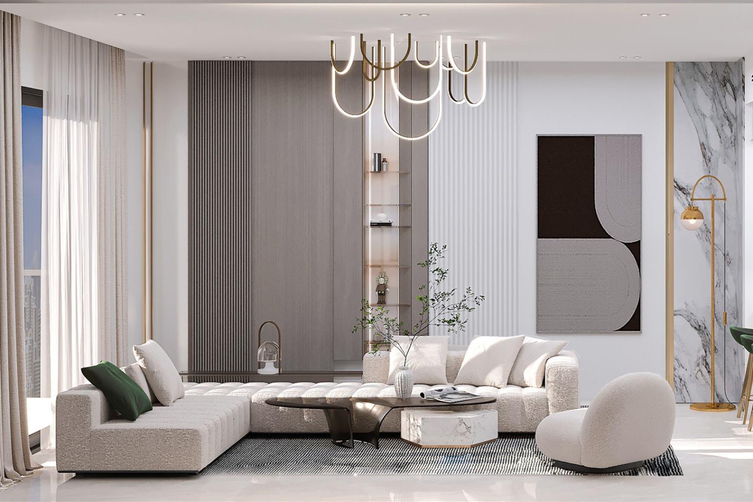 2 Bedroom Royale Suite | Amenity View & Neighbor Plot at Binghatti Amber Hall | 3rd Floor | 1646.49 sq. ft. |JVC Dubai