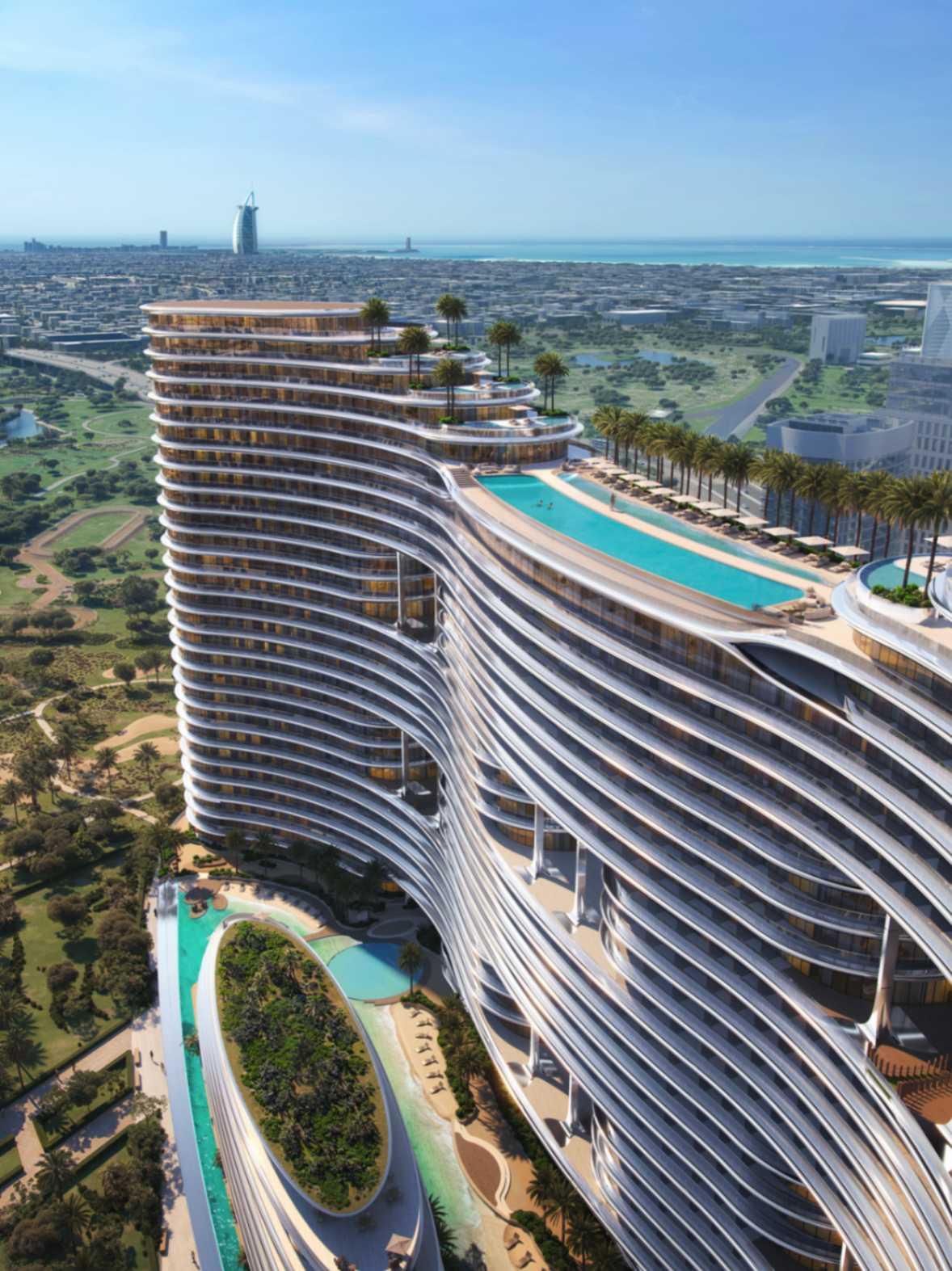 2 Bedroom Royal Suite on 8th Floor at Binghatti Aquarise | 2692.48 Sq.Ft. | Business Bay, Dubai