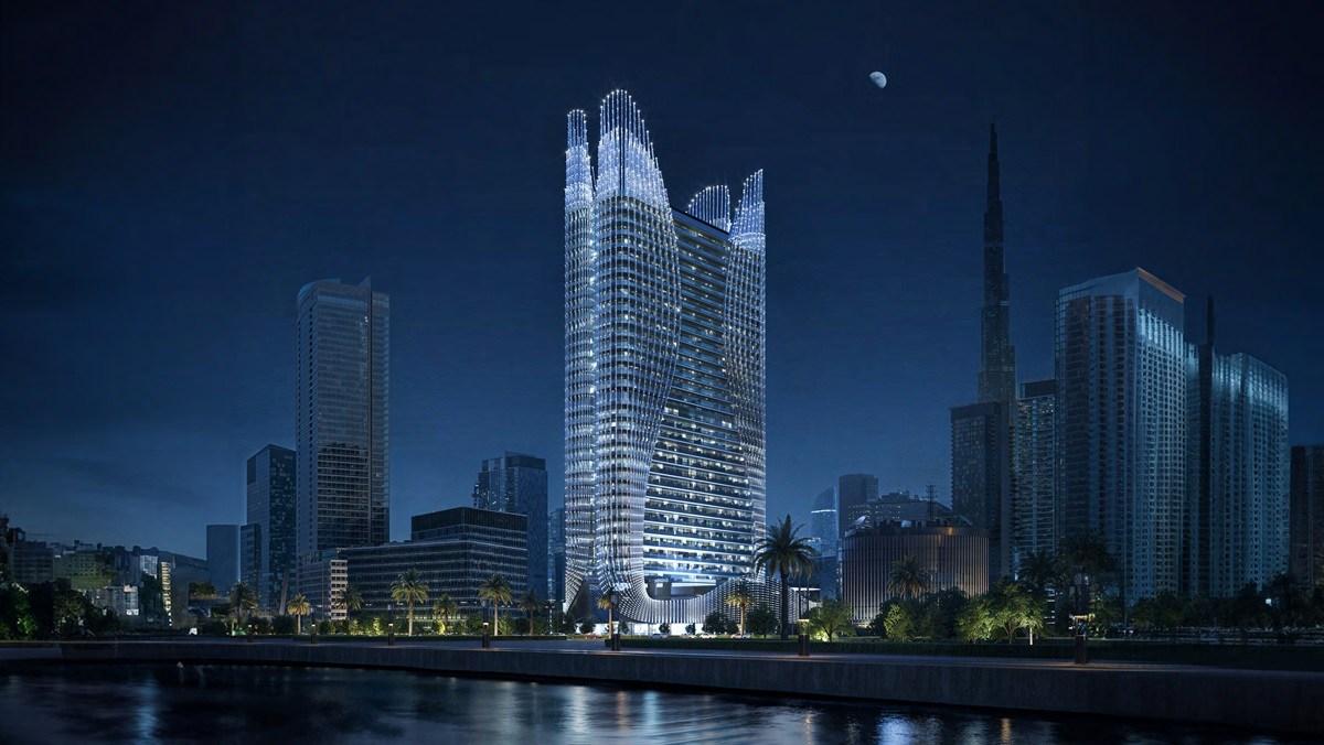1 Bedroom Amenity & Neighbor Plot View Apartment at Skyhall by Binghatti | 21st Floor | 995.45 Sq.Ft. | Business Bay