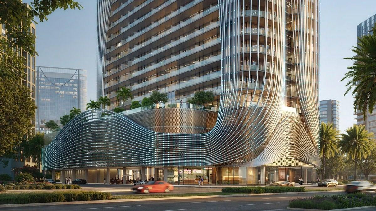 1 Bedroom Amenity & Neighbor Plot View Apartment at Skyhall by Binghatti | 21st Floor | 995.45 Sq.Ft. | Business Bay