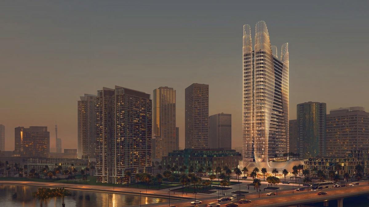 1 Bedroom Amenity & Neighbor Plot View Apartment at Skyhall by Binghatti | 21st Floor | 995.45 Sq.Ft. | Business Bay