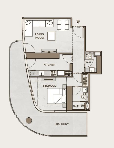1 Bedroom Apartment at Skyhall by Binghatti | Business Bay, Dubai