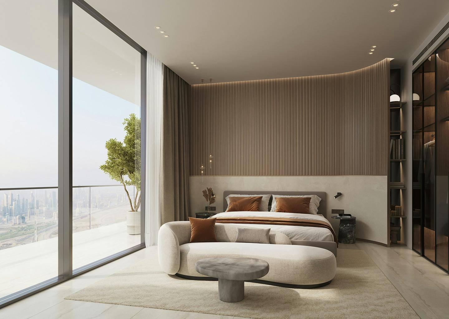 1 Bedroom | Main Road & Neighbor Plot View Apartment at Binghatti Elite | 18th Floor | 1,042.05 sq. ft. | Dubai Production City