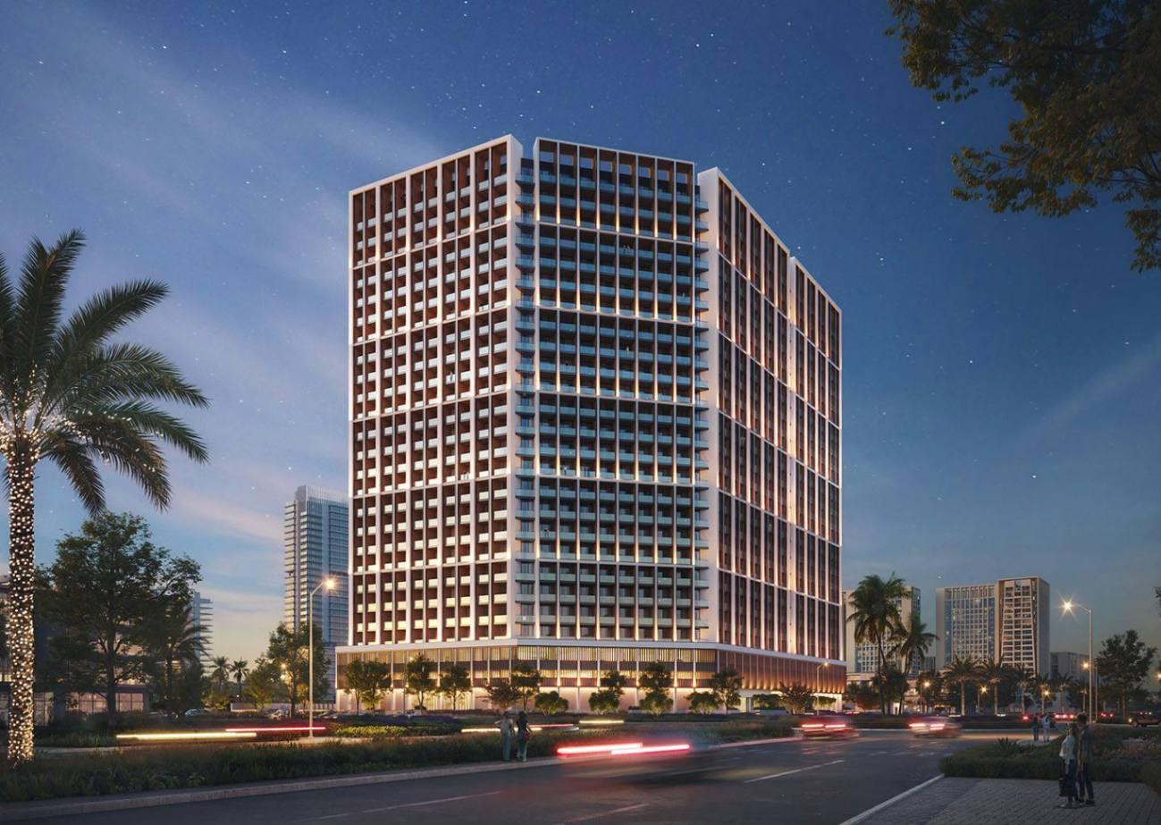 1 Bedroom | Main Road & Neighbor Plot View Apartment at Binghatti Elite | 18th Floor | 1,042.05 sq. ft. | Dubai Production City