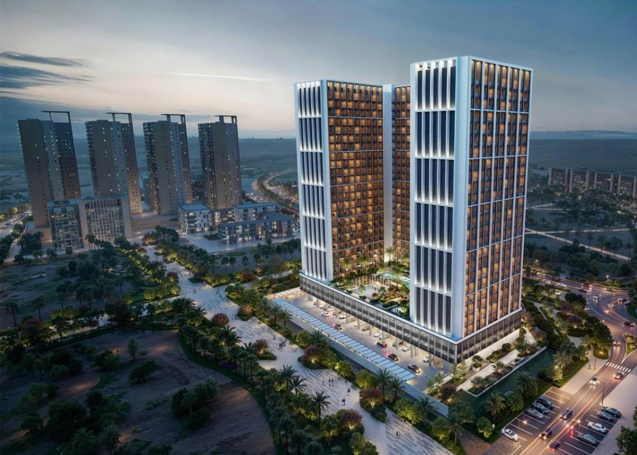 1 Bedroom | Main Road & Neighbor Plot View Apartment at Binghatti Elite | 18th Floor | 1,042.05 sq. ft. | Dubai Production City
