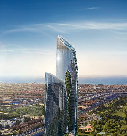 2 Bedroom Garden / Canal View Apartment at Safa One by Damac | 1,756.24 sq. ft. | Sheikh Zayed Road