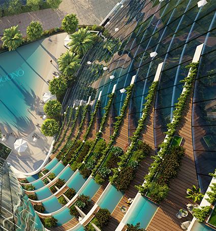 2 Bedroom Garden / Canal View Apartment at Safa One by Damac | 1,756.24 sq. ft. | Sheikh Zayed Road