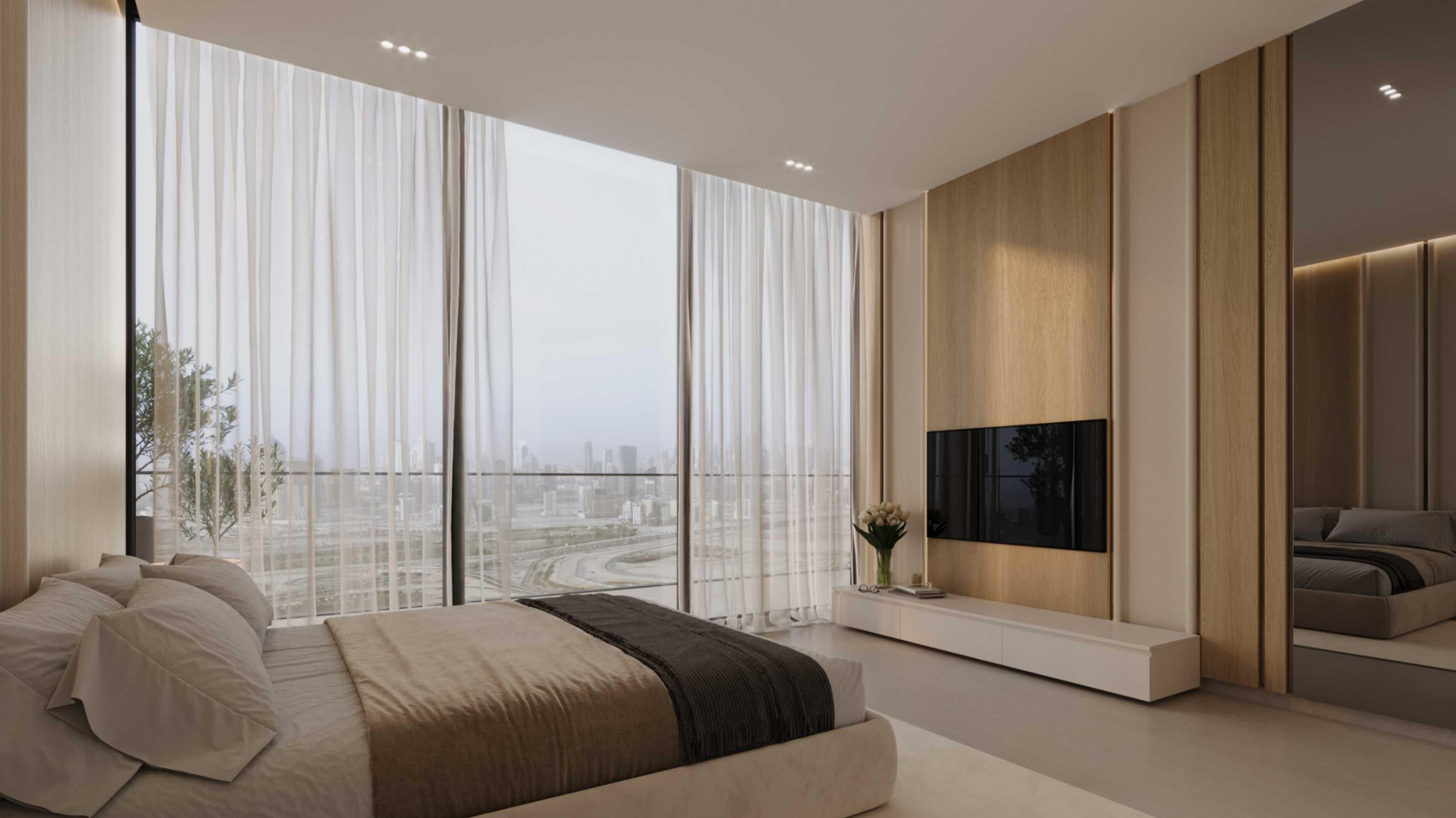 2 Bedroom Cricket Stadium & Amenity View Apartment at Binghatti Haven | 1376.02 Sq.Ft. | Dubai Sports City