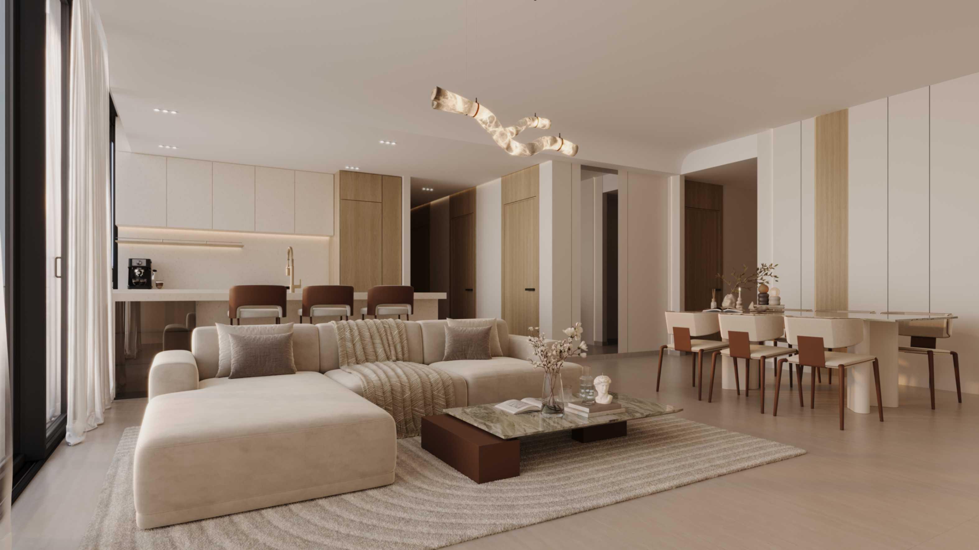 2 Bedroom Cricket Stadium & Amenity View Apartment at Binghatti Haven | 1376.02 Sq.Ft. | Dubai Sports City