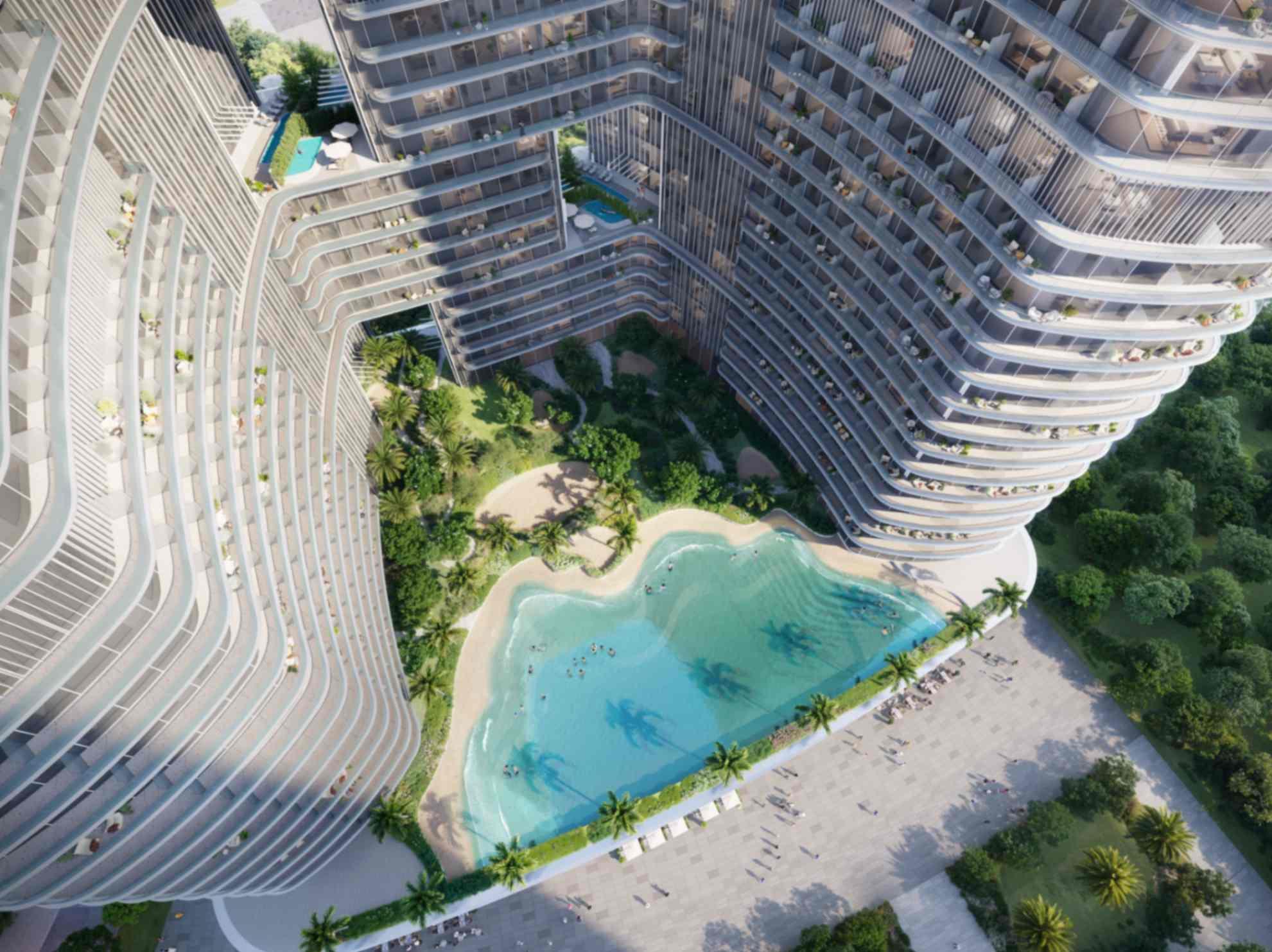 2 Bedroom Apartment with Park-Facing Terrace | 1591.98 sq. ft. | Binghatti Hillviews | Dubai Science Park