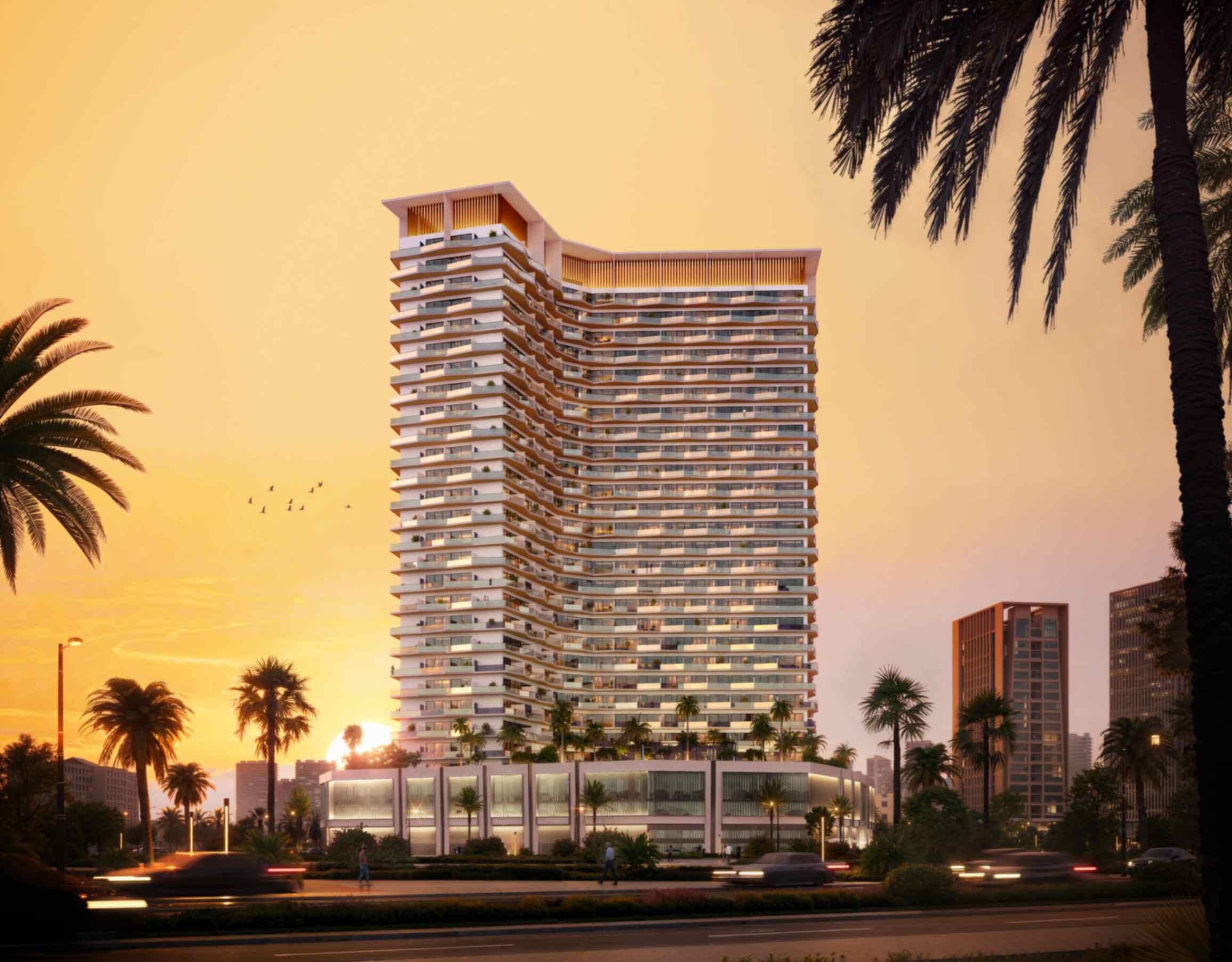 2 Bedroom Cricket Stadium & Amenity View Apartment at Binghatti Haven | 1376.02 Sq.Ft. | Dubai Sports City