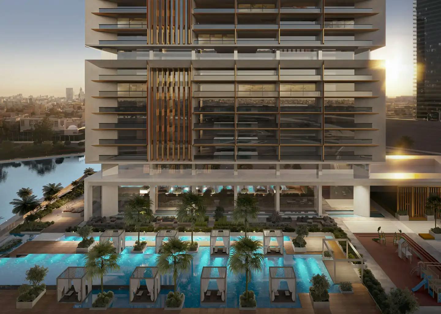 1 Bedroom Royal Suite Apartment at One by Binghatti | Private Pool | Amenity View | 4th Floor | 1,030.76 sq.ft | Business Bay