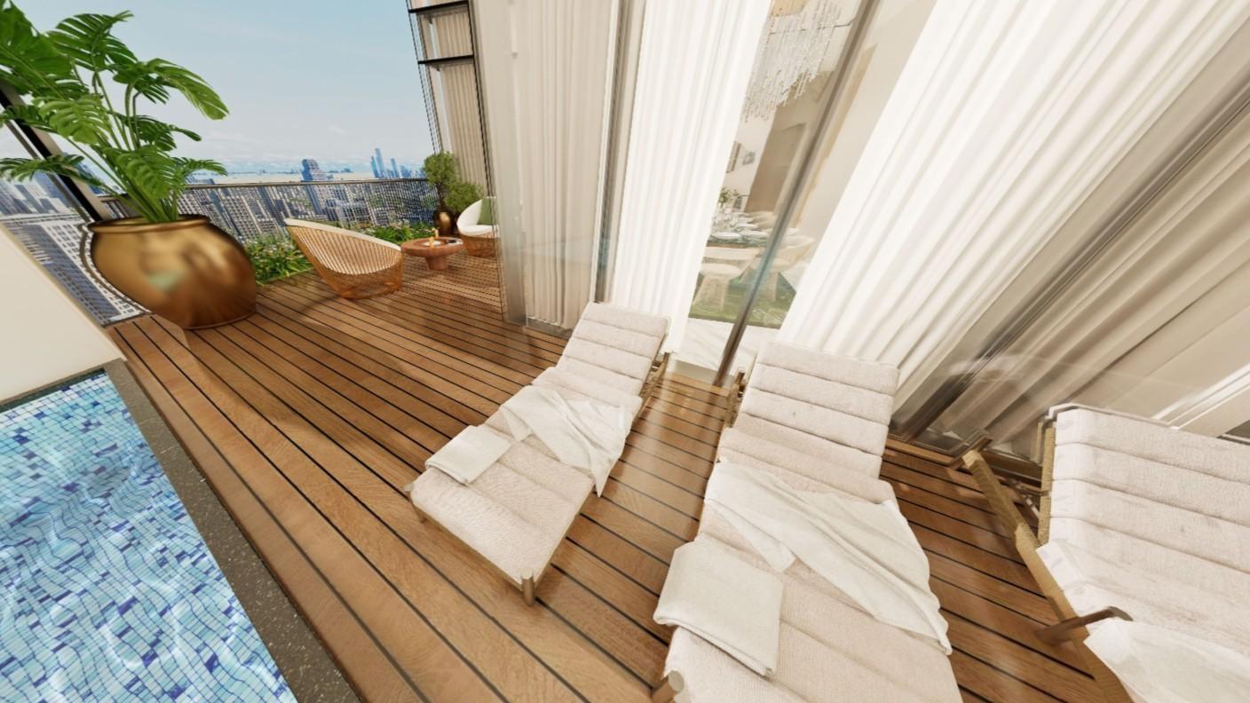 2 Bedroom Garden / Canal View Apartment at Safa One by Damac | 1,756.24 sq. ft. | Sheikh Zayed Road