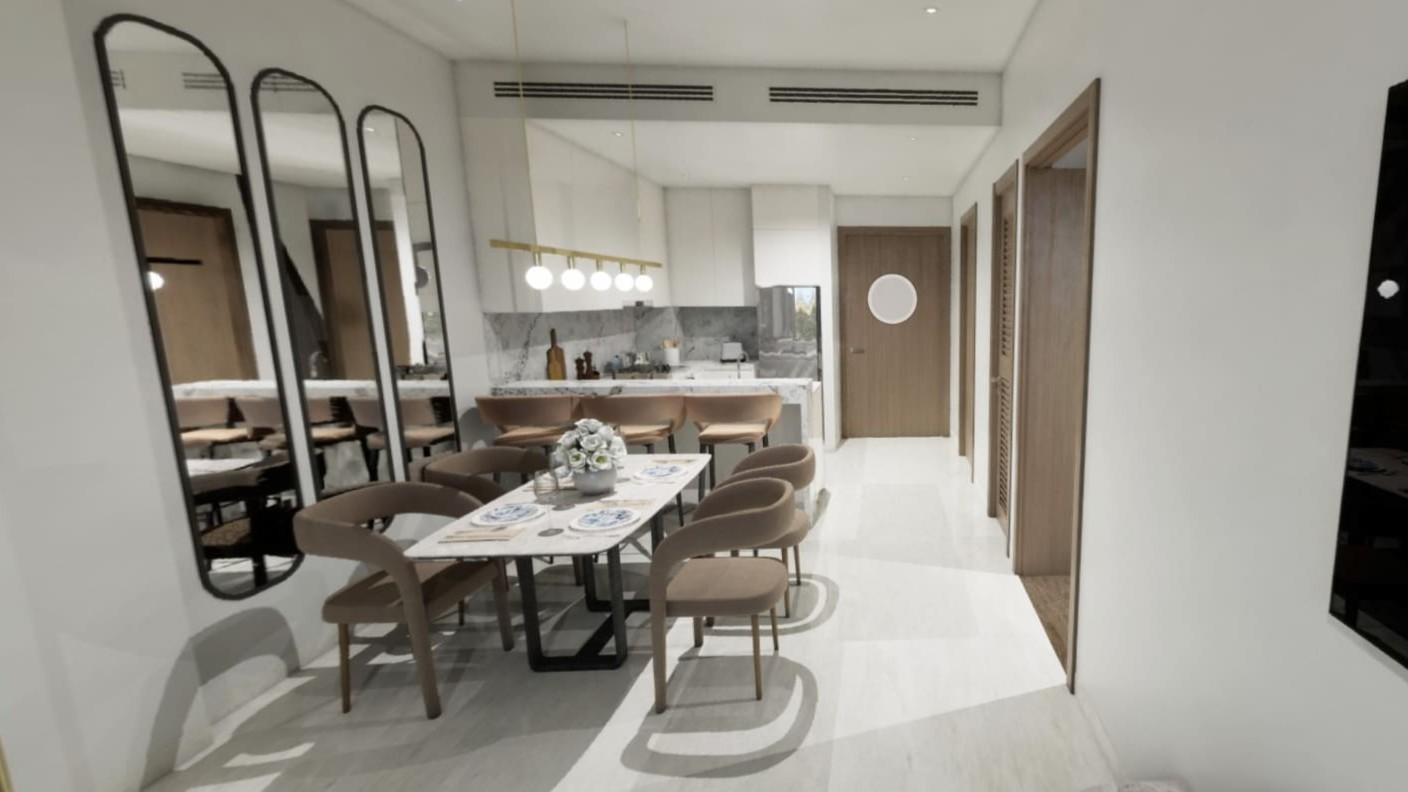 1 Bedroom Waterfront Apartment at Royal Cluster | Riverside Views by DAMAC | 783 Sq.Ft. | Dubai