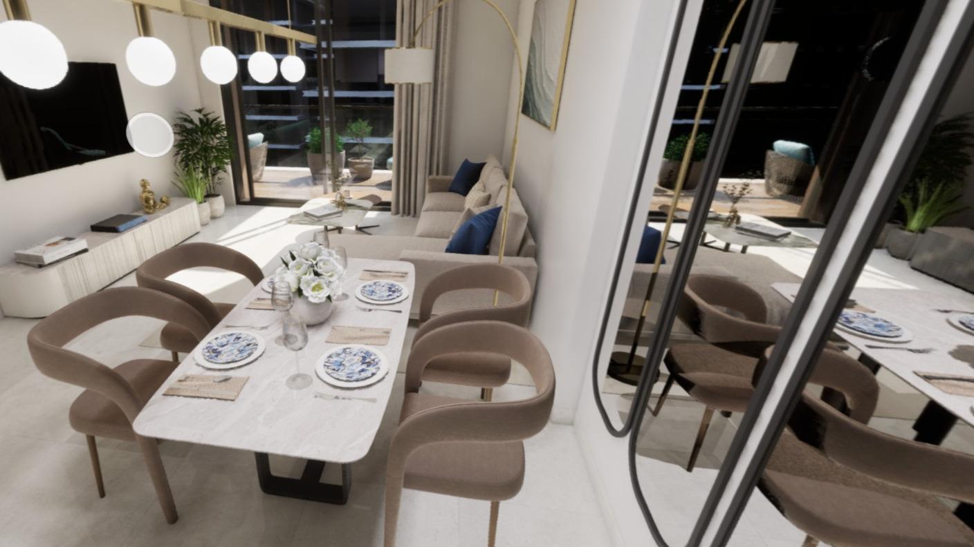 2 Bedroom Waterfront Apartment at Marine Cluster | Riverside Views by DAMAC | 987 Sq.Ft. | Dubai