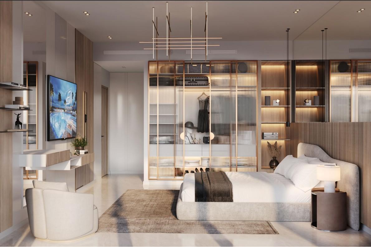 2 Bedroom Royale Suite | Amenity View & Neighbor Plot at Binghatti Amber Hall | 3rd Floor | 1646.49 sq. ft. |JVC Dubai