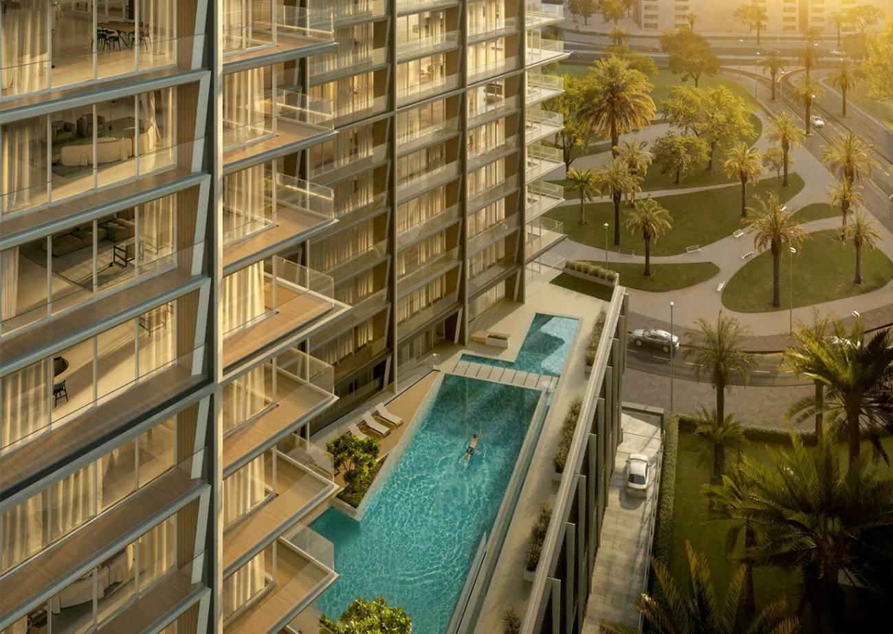 2 Bedroom | Kids Play Area, Sitting Zone & Main Road View Apartment at Binghatti Starlight | 16th Floor | 1,372.29 sq. ft. | Al Jaddaf, Dubai