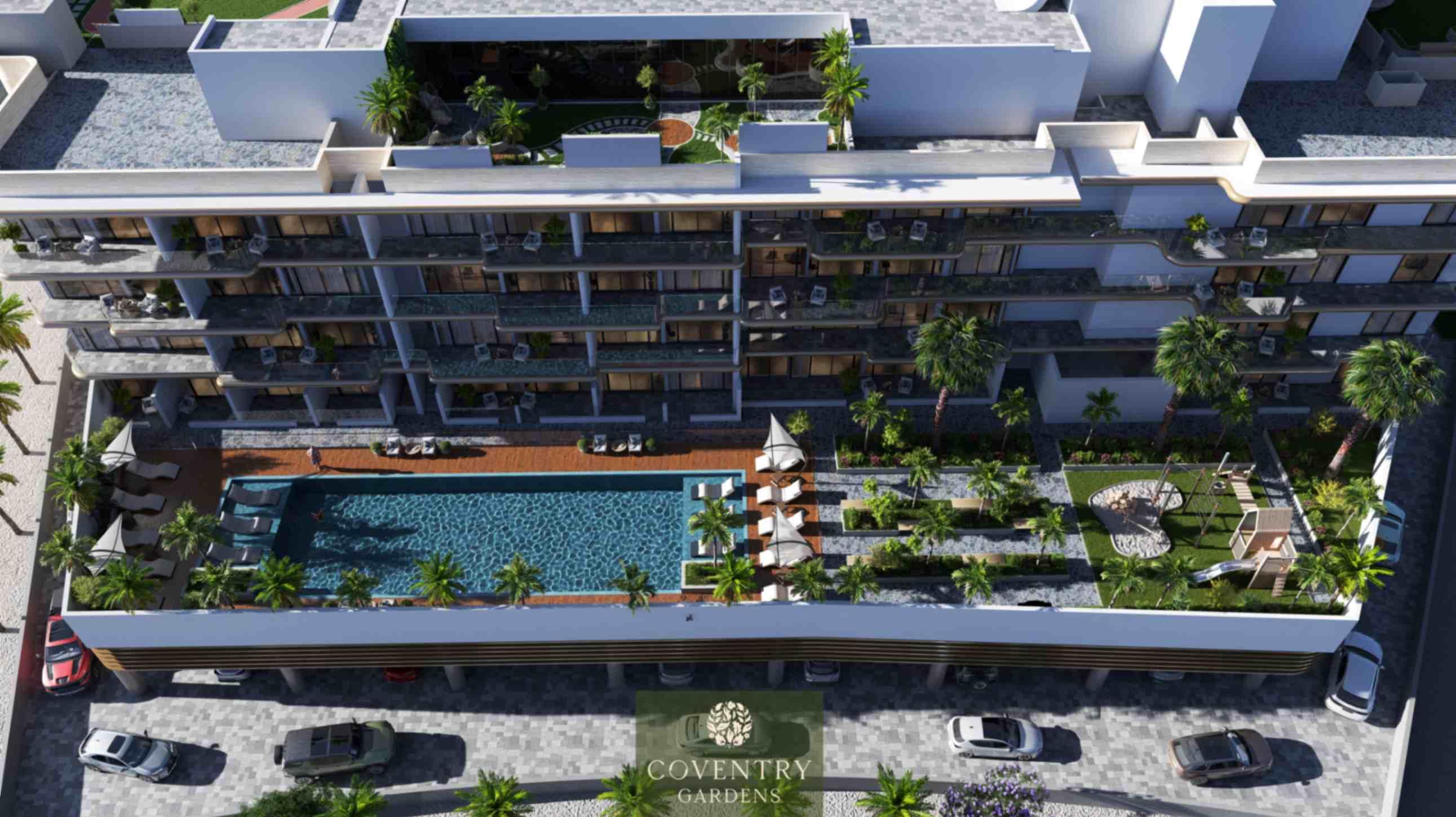 Coventry Gardens by GFS Developers | Premium Apartments in Dubailand Residence Complex | Dubai